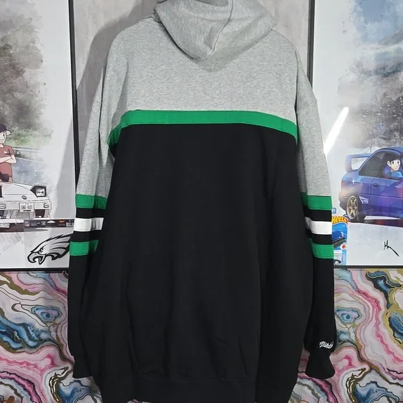 Mitchell & Ness NFL Throwback Philadelphia Eagles Hoodie 4XLT – Rare Big & Tall Sweatshirts & Hoodies